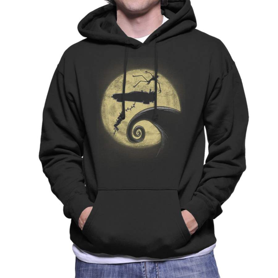Nightmare Before The Future Back To The Future Mashup Men’s Hooded Sweatshirt