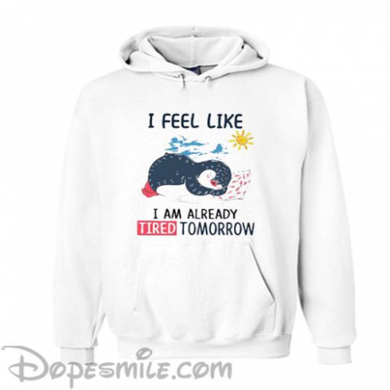 Penguin Tired Tomorrow Hoodie