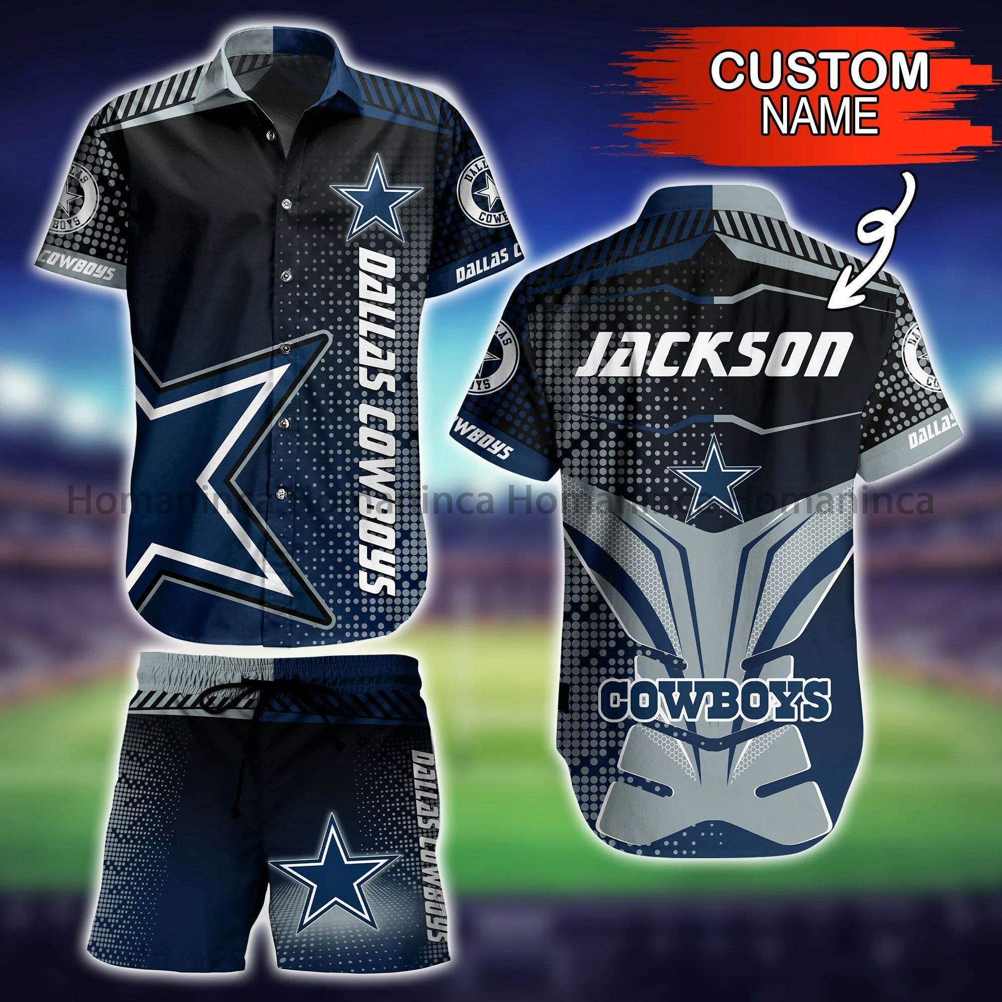 Cowboys Hawaiian Shirt, Cowboys Short Sleeve Shirt, Cowboys Summer Beach Shirt, Cowboys Fan Gift Thw144