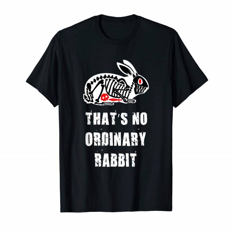 That’s No Ordinary Rabbit Skeleton Halloween Gift Tee T-shirt