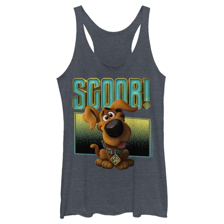 Scooby Doo Women’s Puppy Frame  Racerback Tank