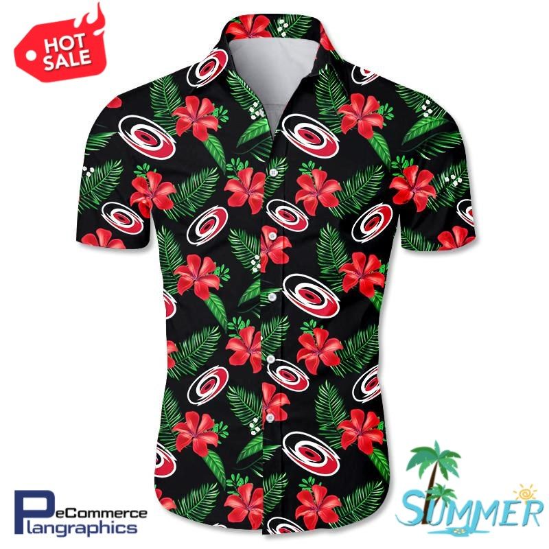 Carolina Hurricanes Hawaiian Aloha Shirt Hawaiian Shorts Beach Short Shirt