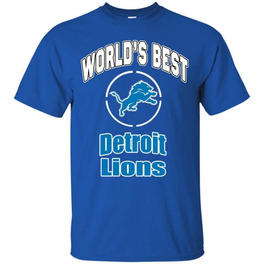 Amazing World’s Best Dad Detroit Lions T Shirts