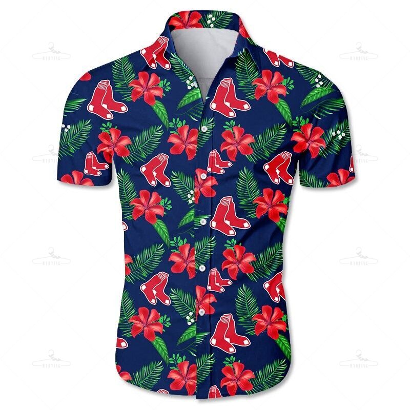 Boston Red Sox Hawaii Shirt Tropical Flower Gift S Ha40338