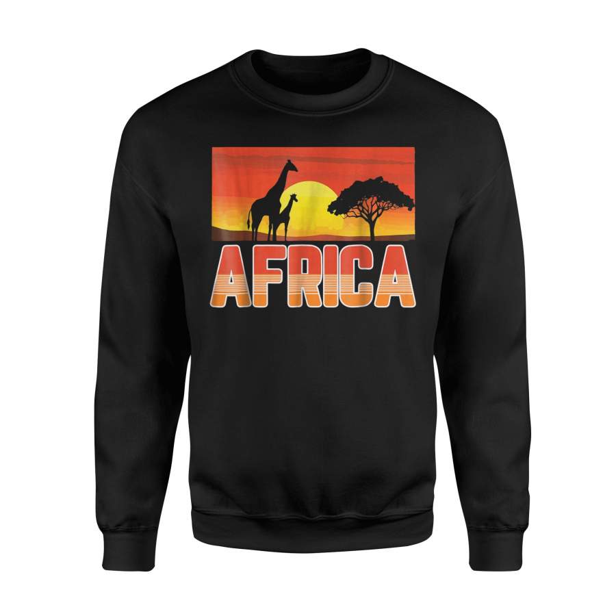 Africa Savannah Safari Cool Giraffe African Sweatshirt