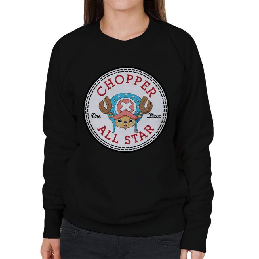 Tony Tony Chopper One Piece Converse All Star Women’s Sweatshirt
