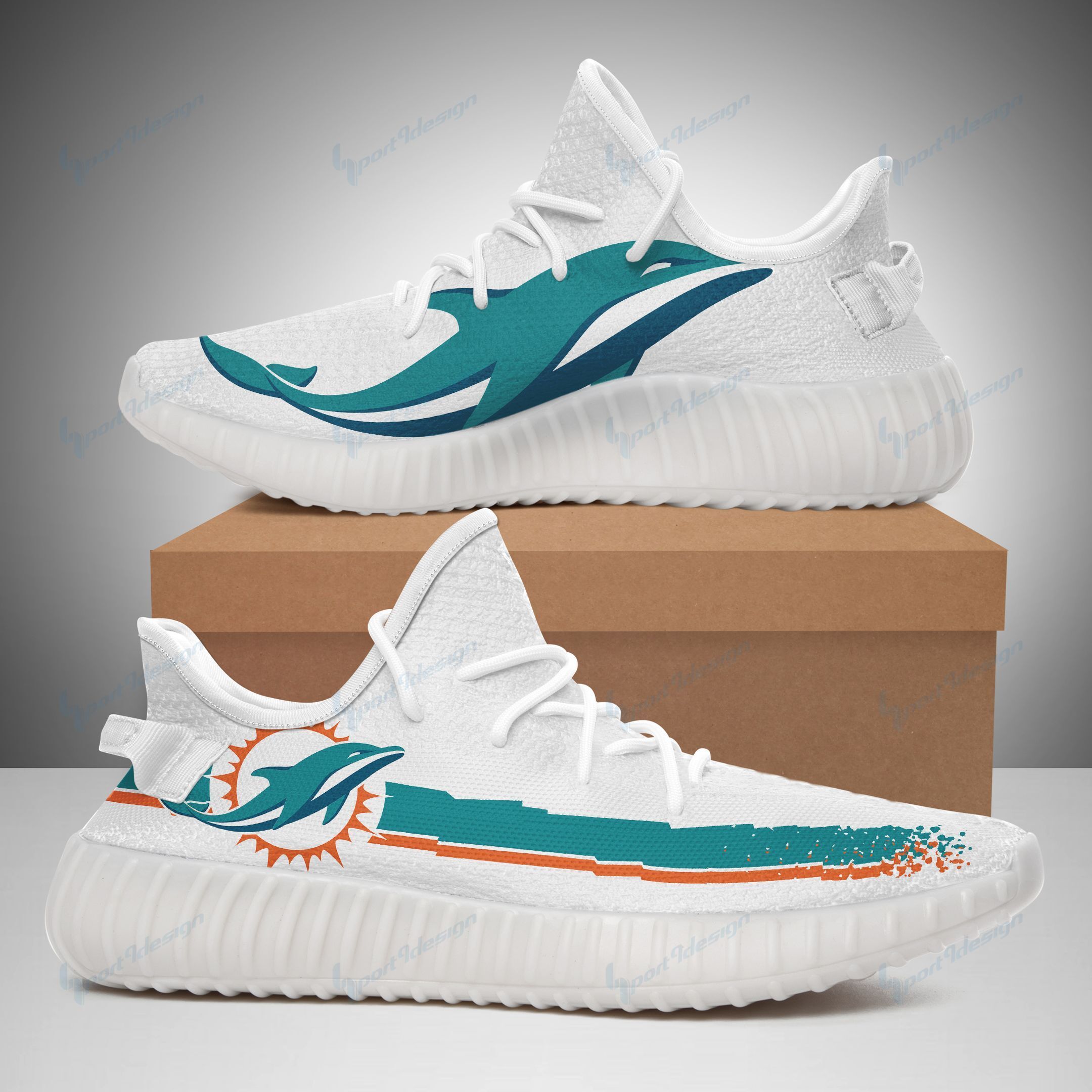 Miami Dolphins Yeezy Shoes 036 – Fashion Store