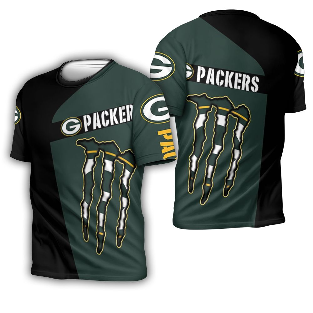 Monster Energy Green Bay Packers 3D T-Shirt