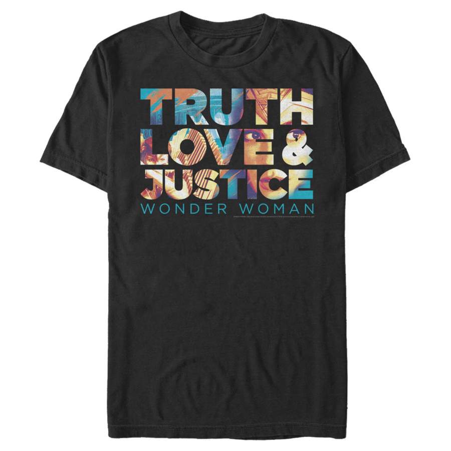 Wonder Woman 1984 Men’s Truth Love Justice  T-Shirt