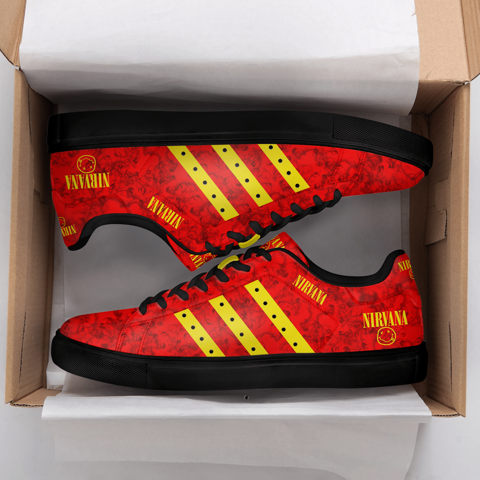 Nirvana Rock Band Low Top Shoes V21