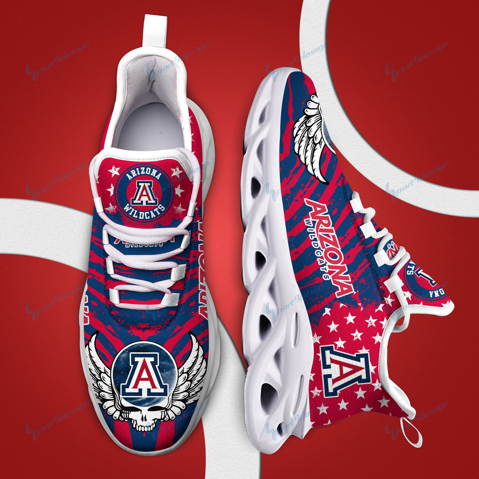 Arizona Wildcats Yezy Running Sneakers Bb738