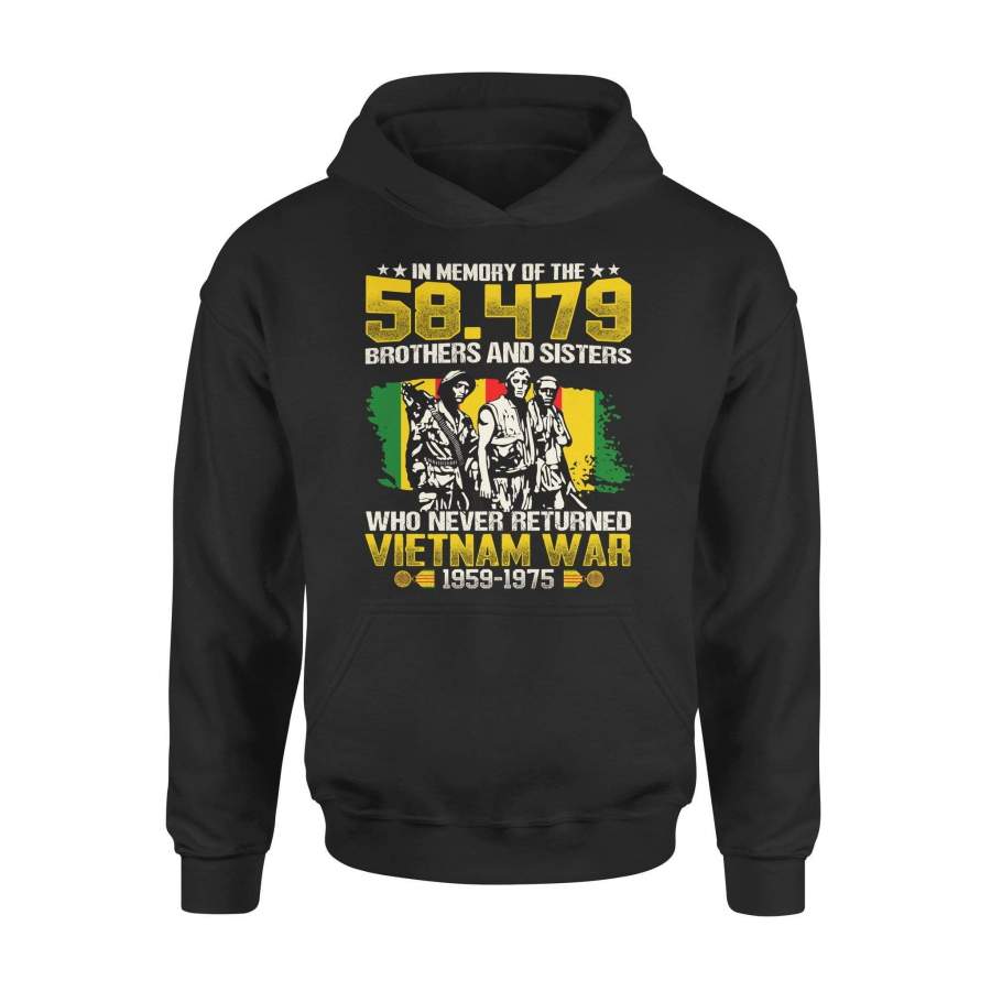 Veteran – In the memory of 58.479 – Standard Hoodie