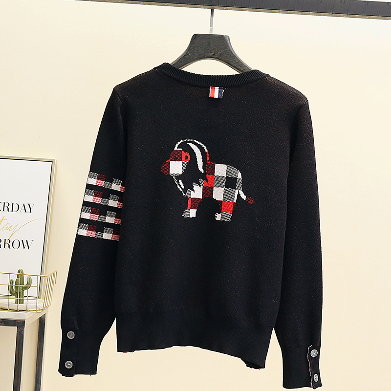 Sweater Y2k 2021 Sweaters Goth Pullover Korean Fashion Knitting Long Sleeve Gothic Tops Kawaii Clothes Fall Winter Women Clothes alx