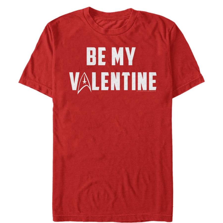 Star Trek Men’s Be My Starfleet Valentine  T Shirt