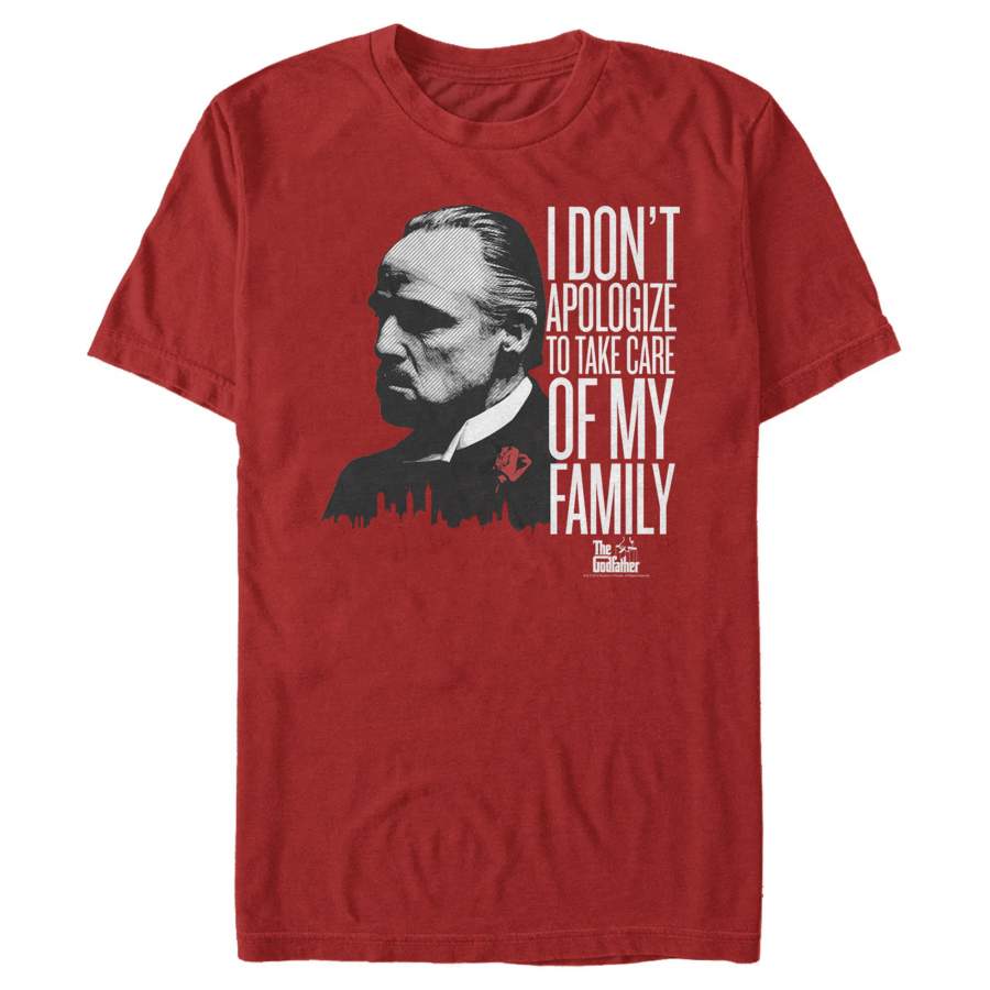 The Godfather Men’s Corleone Don’t Apologize  T Shirt