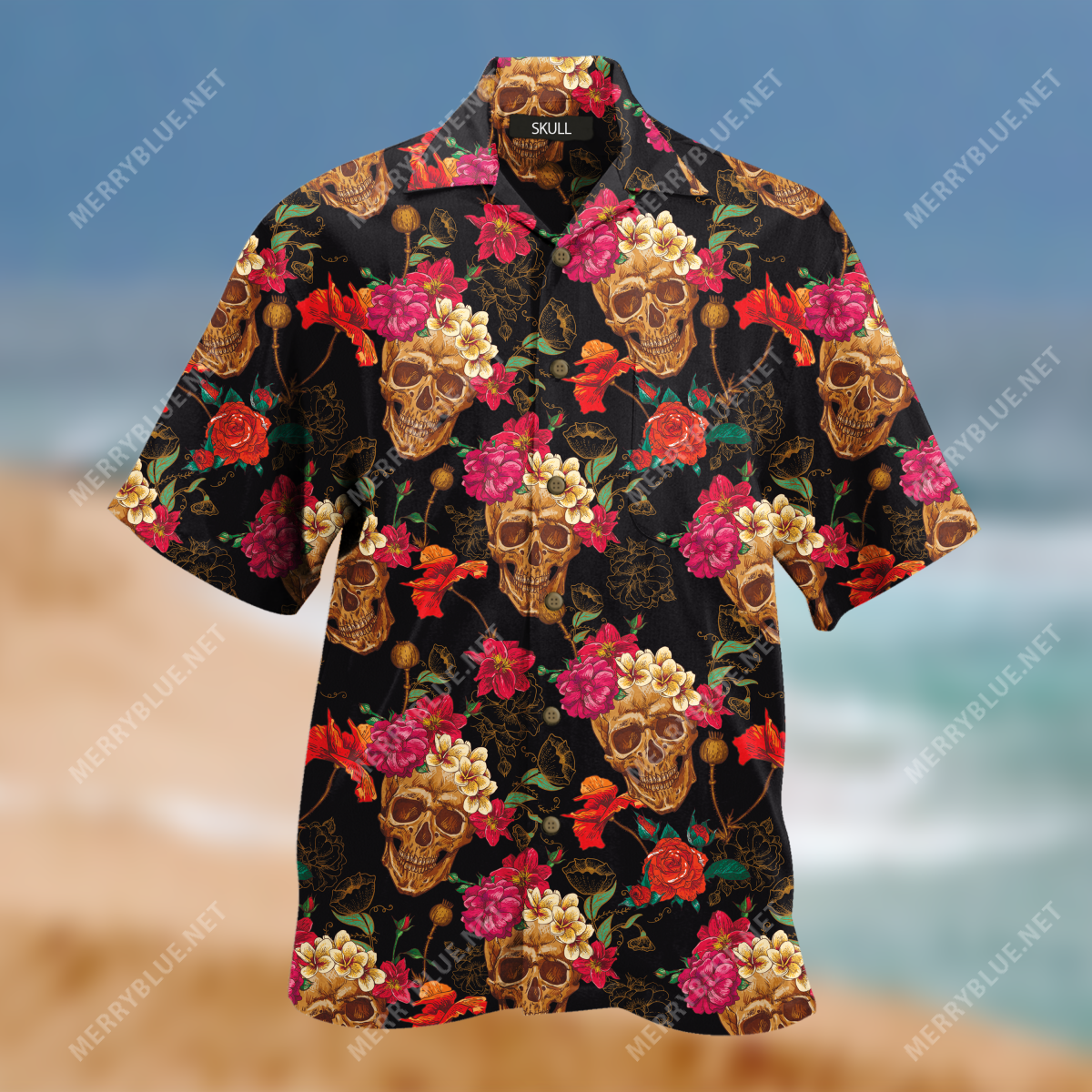 Amazing Sugar Skull Unisex Hawaiian Shirt Ha111276