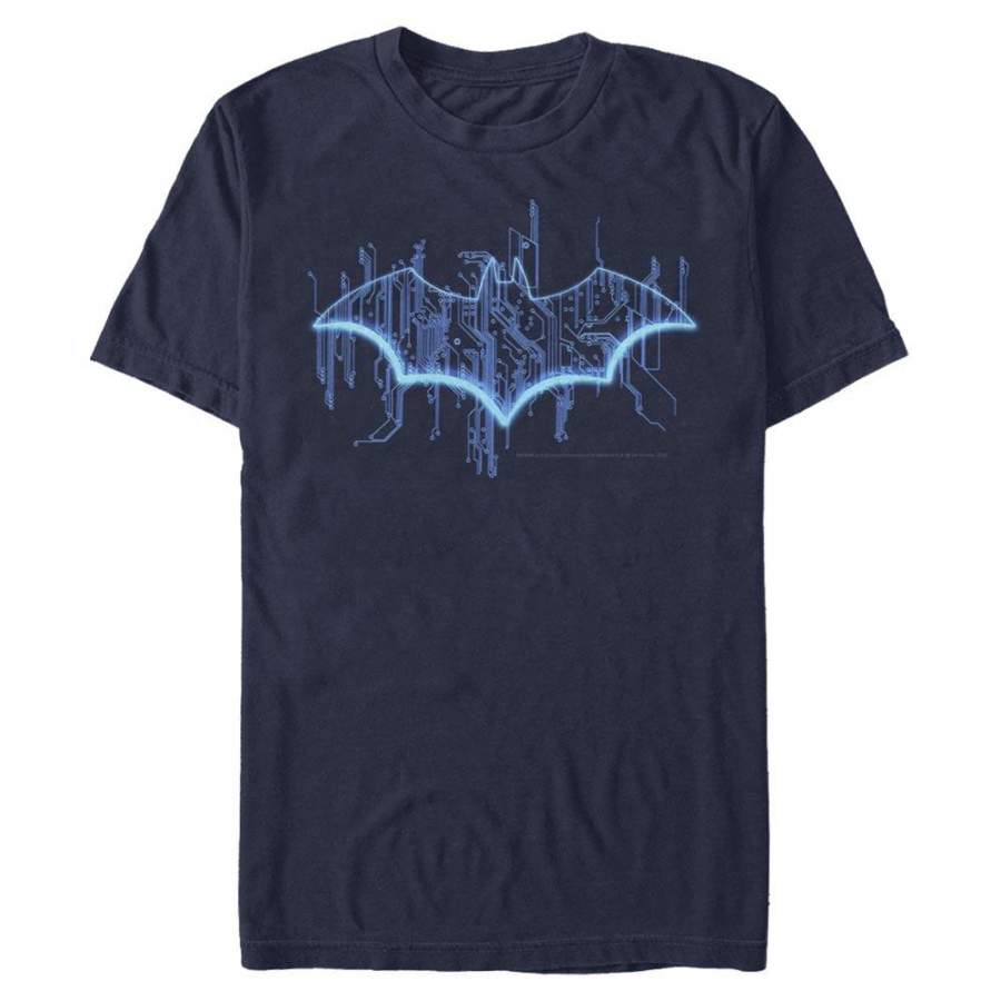 Bat Tech Logo – DC Comics: Batman Navy T-Shirt