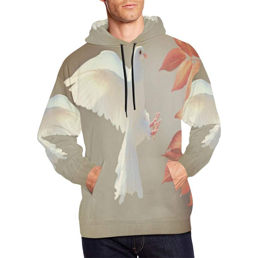 A Dove of Life Flying hoodie