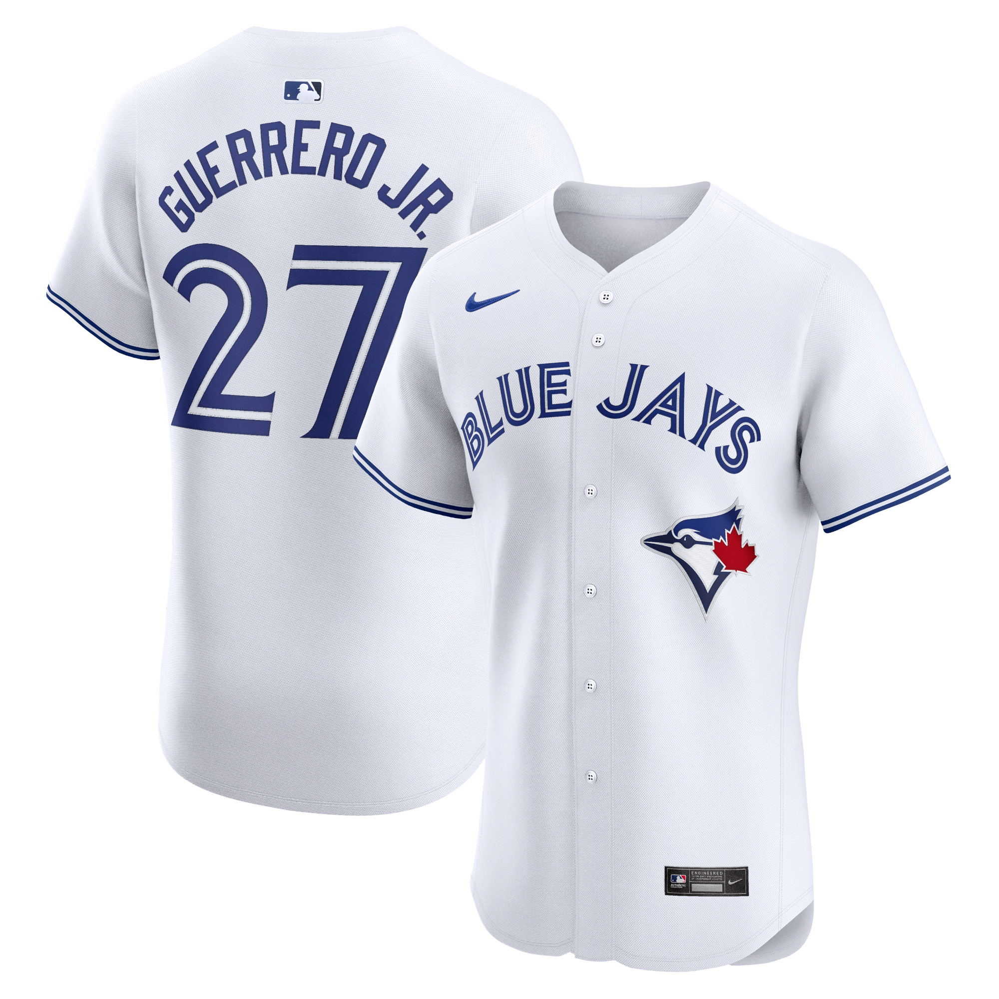 Vladimir Guerrero Jr. Toronto Blue Jays Home Elite Player Jersey – White