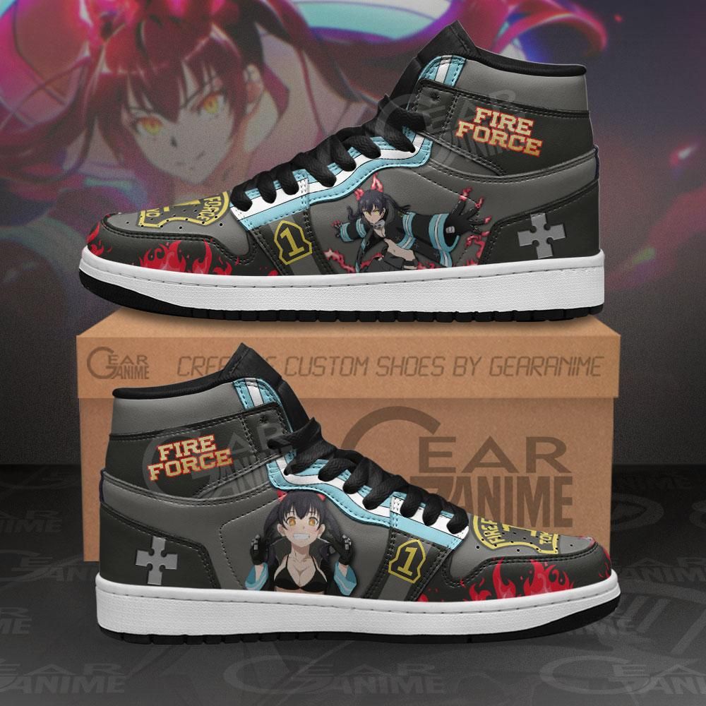 Fire Force Tamaki Kotatsu Custom Anime Air Jordan Shoes Sport Sneakers