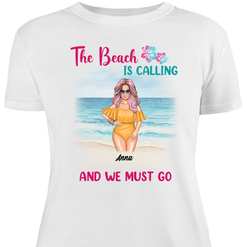 Personalized Beach Is Calling Friends Women Shirt, Best Gift For Bestie – Trending Personalized