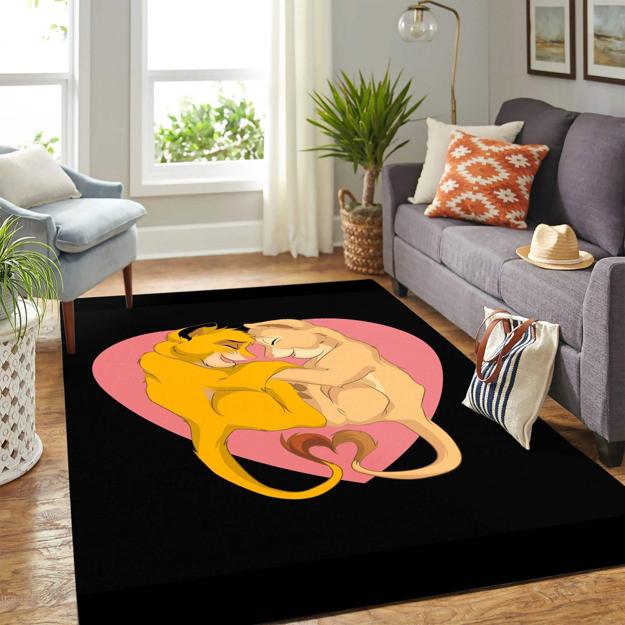 Simba Nala Area Rug Geeky Carpet – home decor – Bedroom Living Room decor