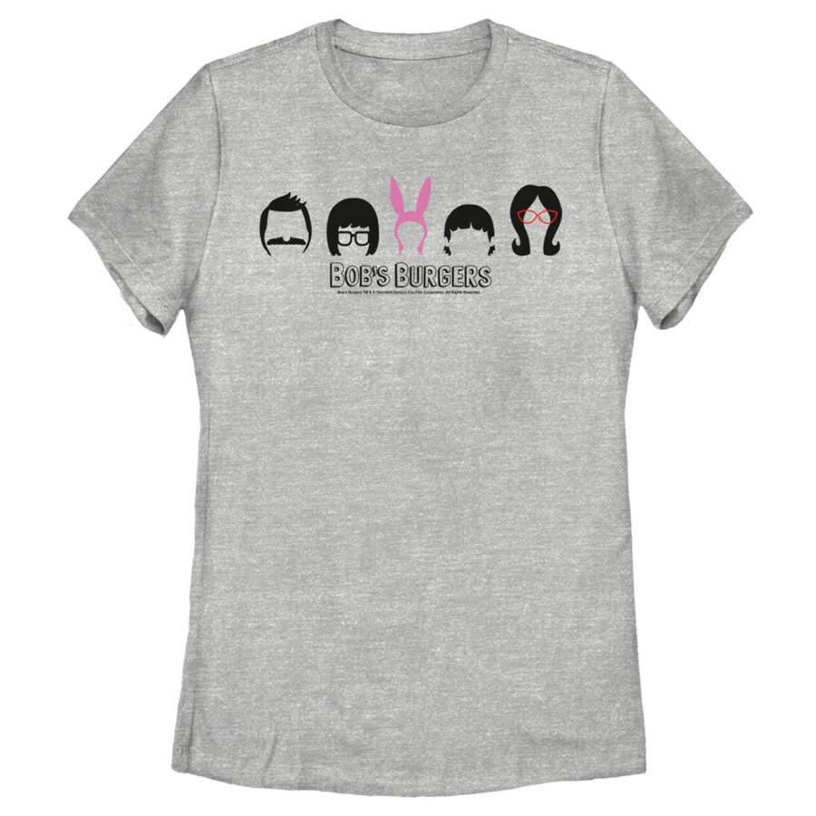 Bob’s Burgers Women’s Iconic Hair  T Shirt