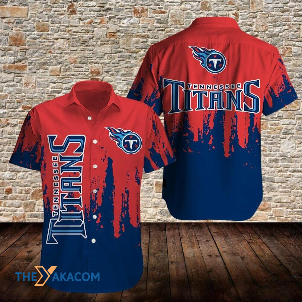 Tennessee Titans Two Tone Great Gift For Fan Short Sleeve Hawaii Shirt Ha92644