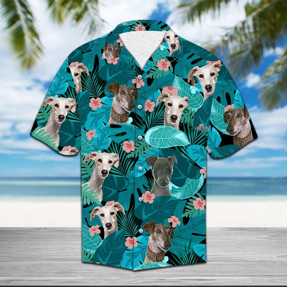 Tropical Greyhound Hawaiian Shirt Ha1842