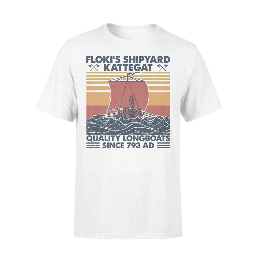 Floki’s Shipyard Kattegat Quality Longboats Since 793 Ad Vintage T-shirt