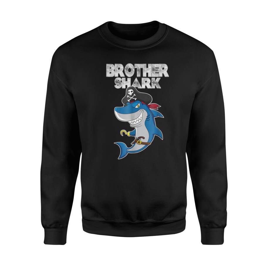 Brother Pirate Shark Halloween Matching Family Halloween Sweatshirt