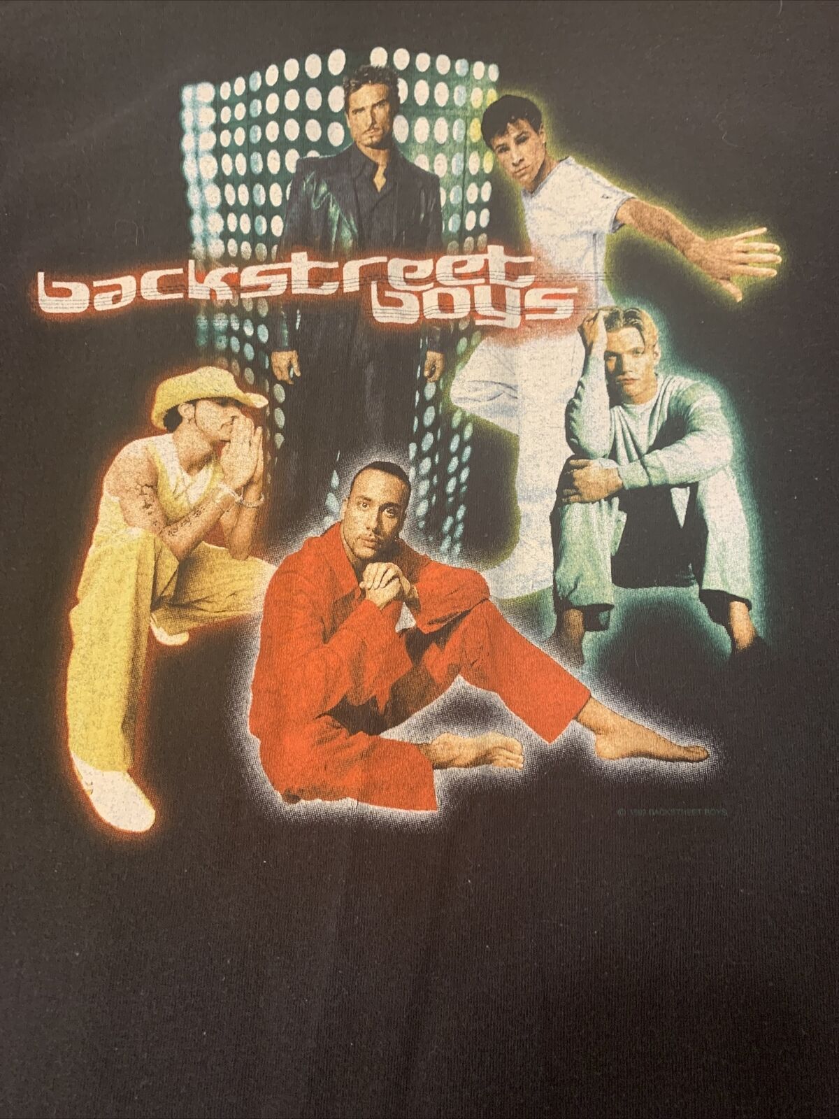 Vintage Backstreet Boys 2000 Black Xl 18 20 Rap Tee Shirt Bsb Pop Band