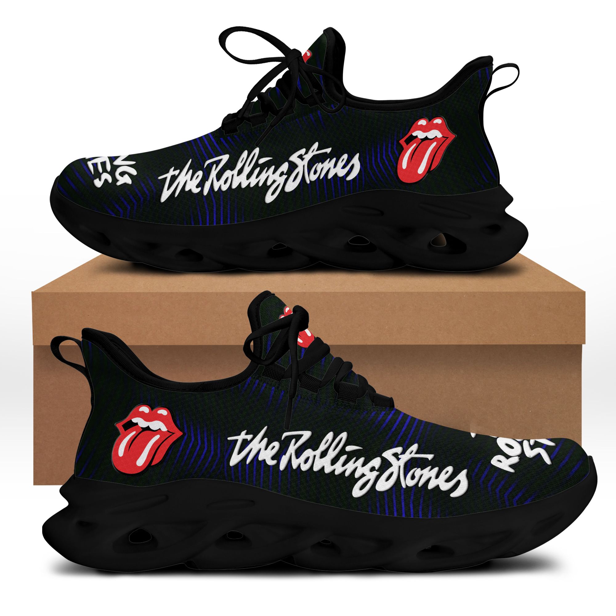 The Rolling Stones NTH-NH BS Running Shoes Ver 2 (Blue)