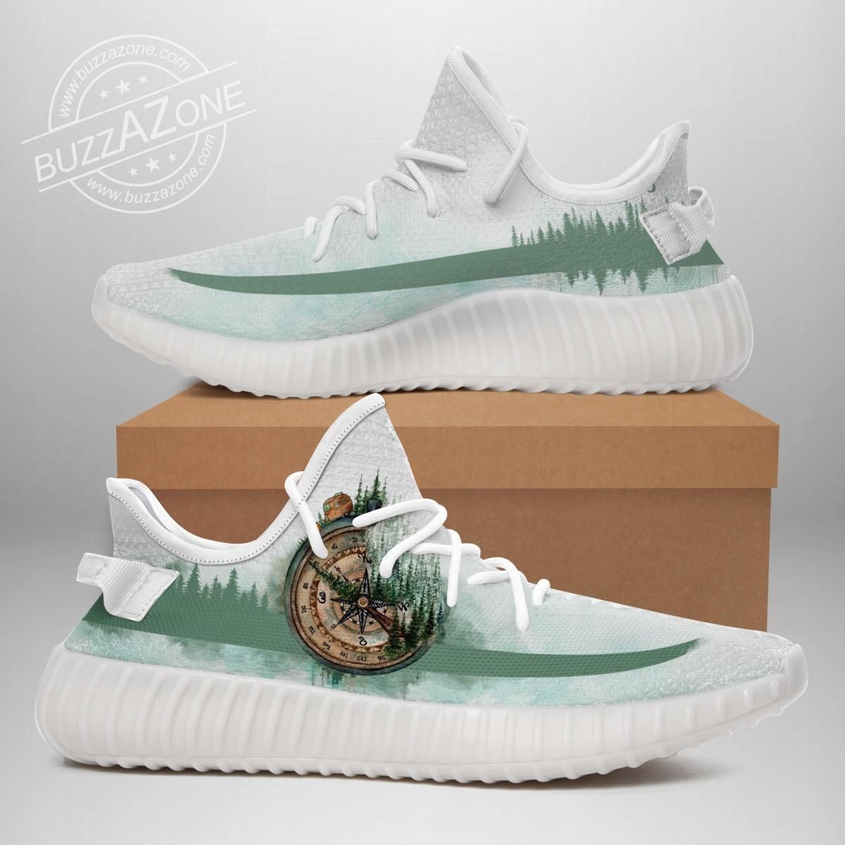 Camping Lover Yeezy Limited Shoes Custom Shoes