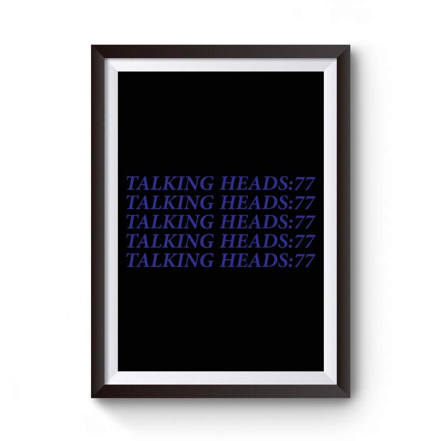 Talking Heads Rock Band Vintage Poster