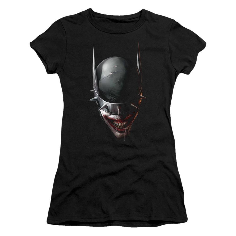 The Joker Portrait Batman Who Laughs Juniors T-Shirt