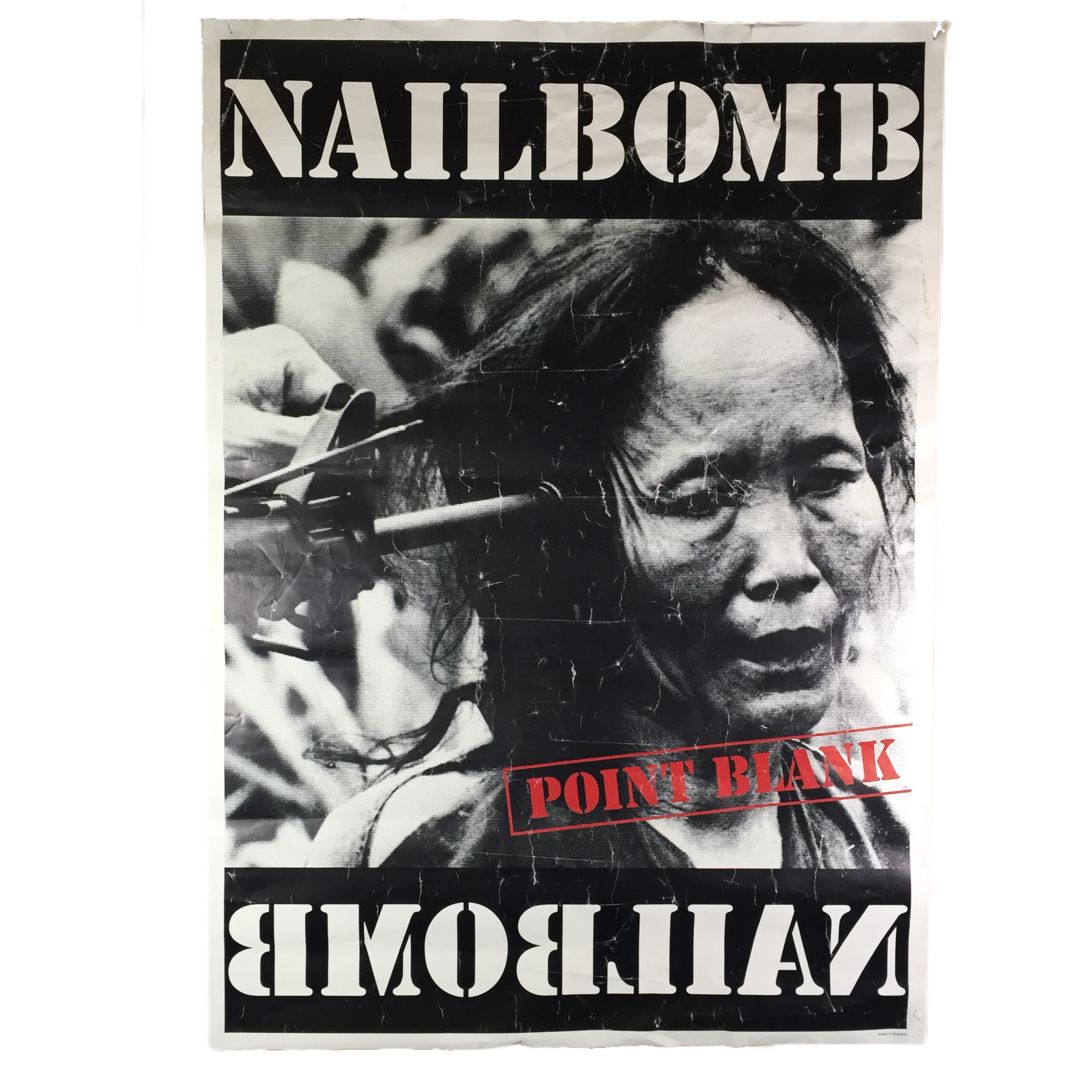 Vintage Nailbomb “Point Blank” Poster