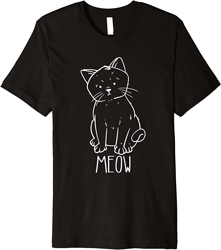 Meow Wars Funny Gifts for Cat Lovers Kittens Cat Gifts Girls Premium T-Shirt