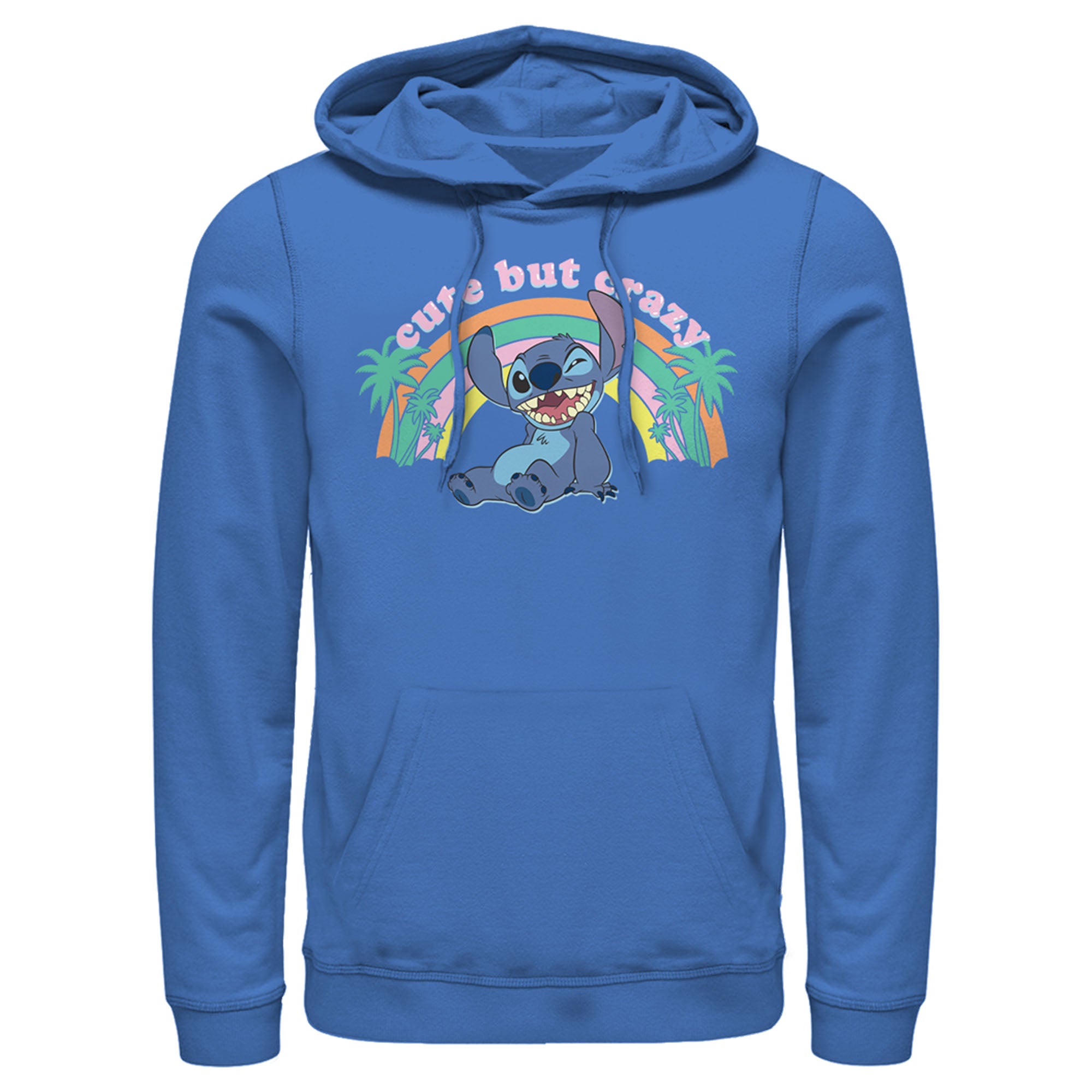 Men’S Lilo & Stitch Cute But Crazy Pull Over Hoodie