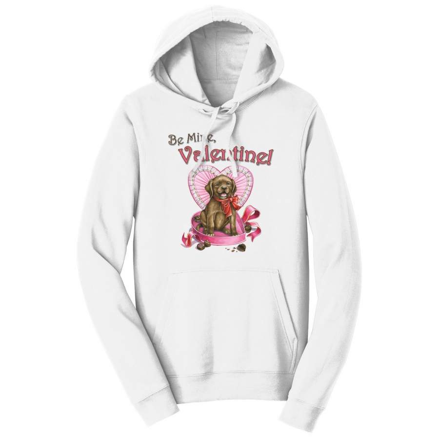 Valentine’s Day Puppy – Adult Unisex Hoodie Sweatshirt