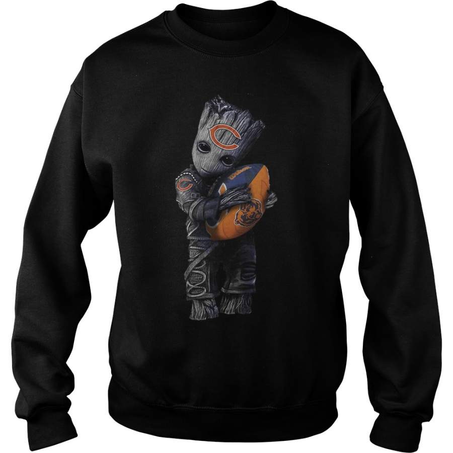 Baby Groot hug Clemson Tigers Sweatshirt