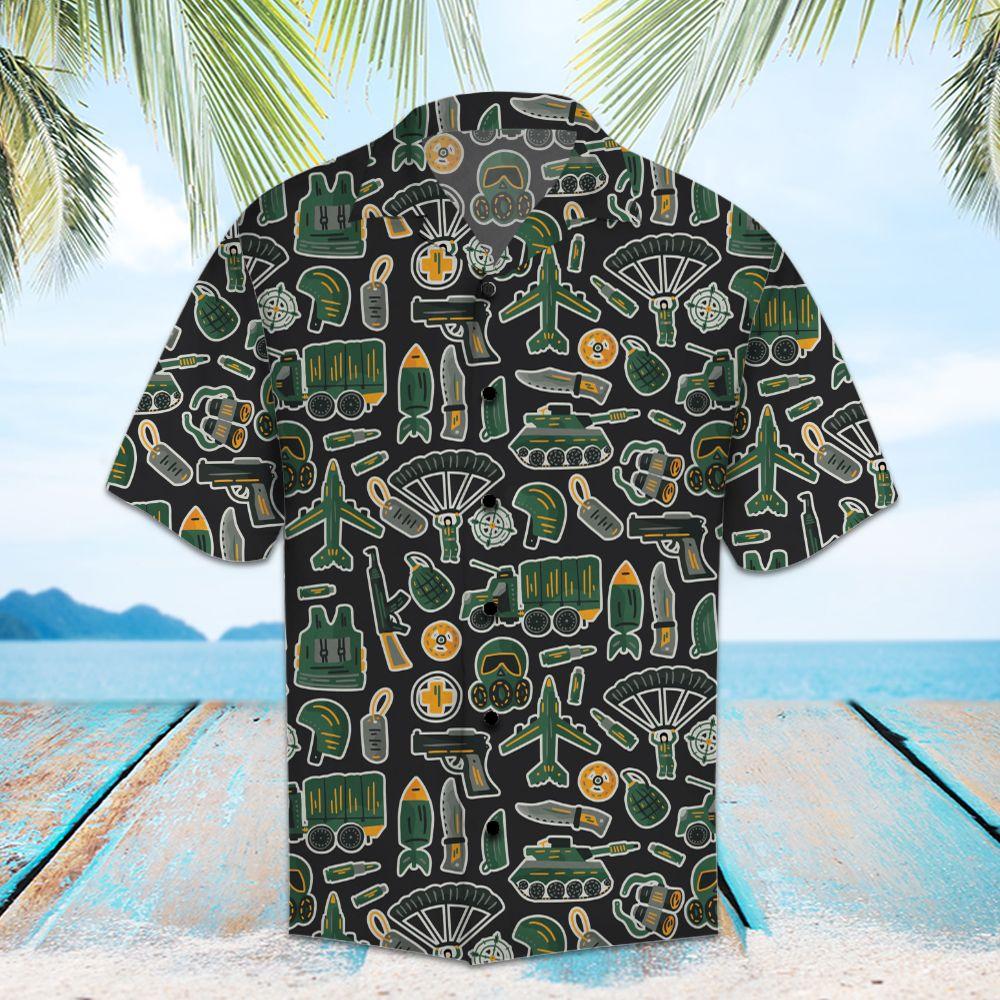 Amazing Military Hawaiian Shirt For Men, Hawaiian Shirt For Women, Aloha Shirt, Hawaii Shirt