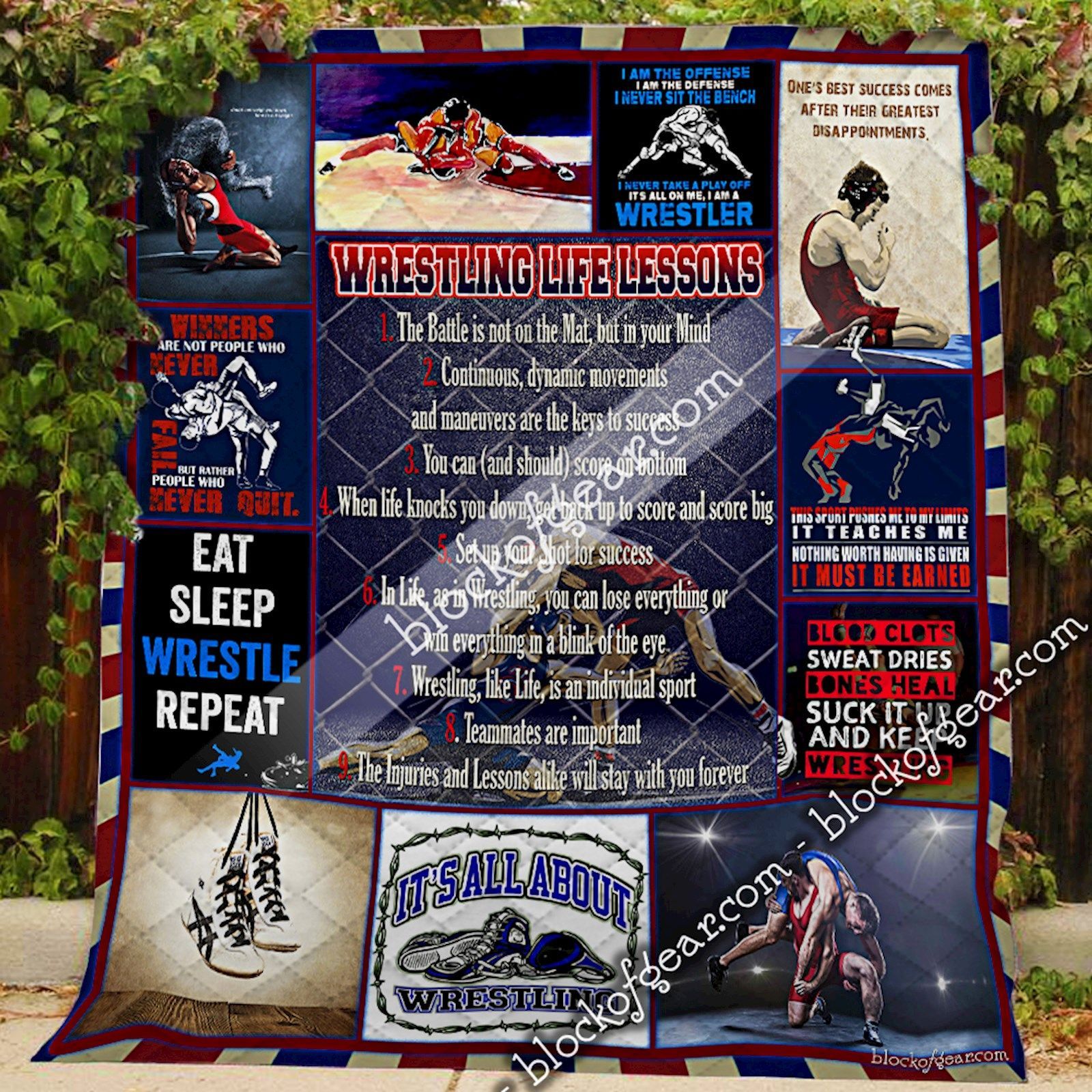 Wrestling Life Lessons Quilt