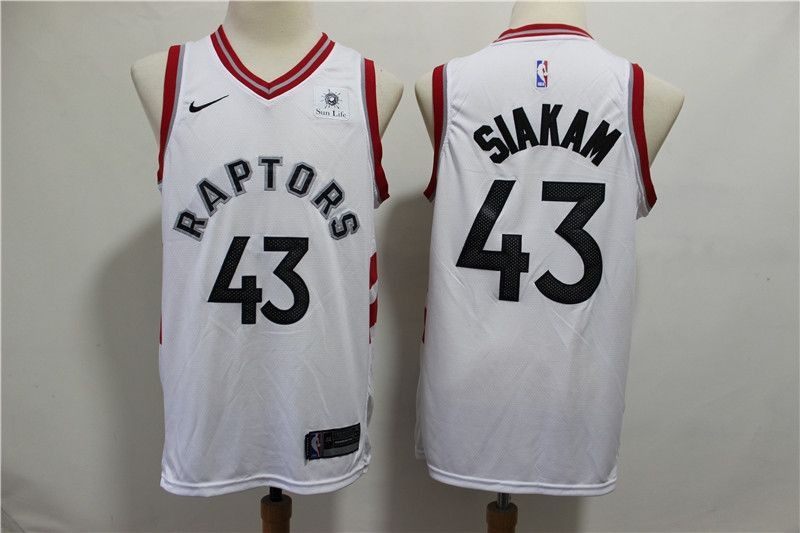 Toronto Raptors Pascal Siakam #43 NBA 2020 New Arrival White Jersey