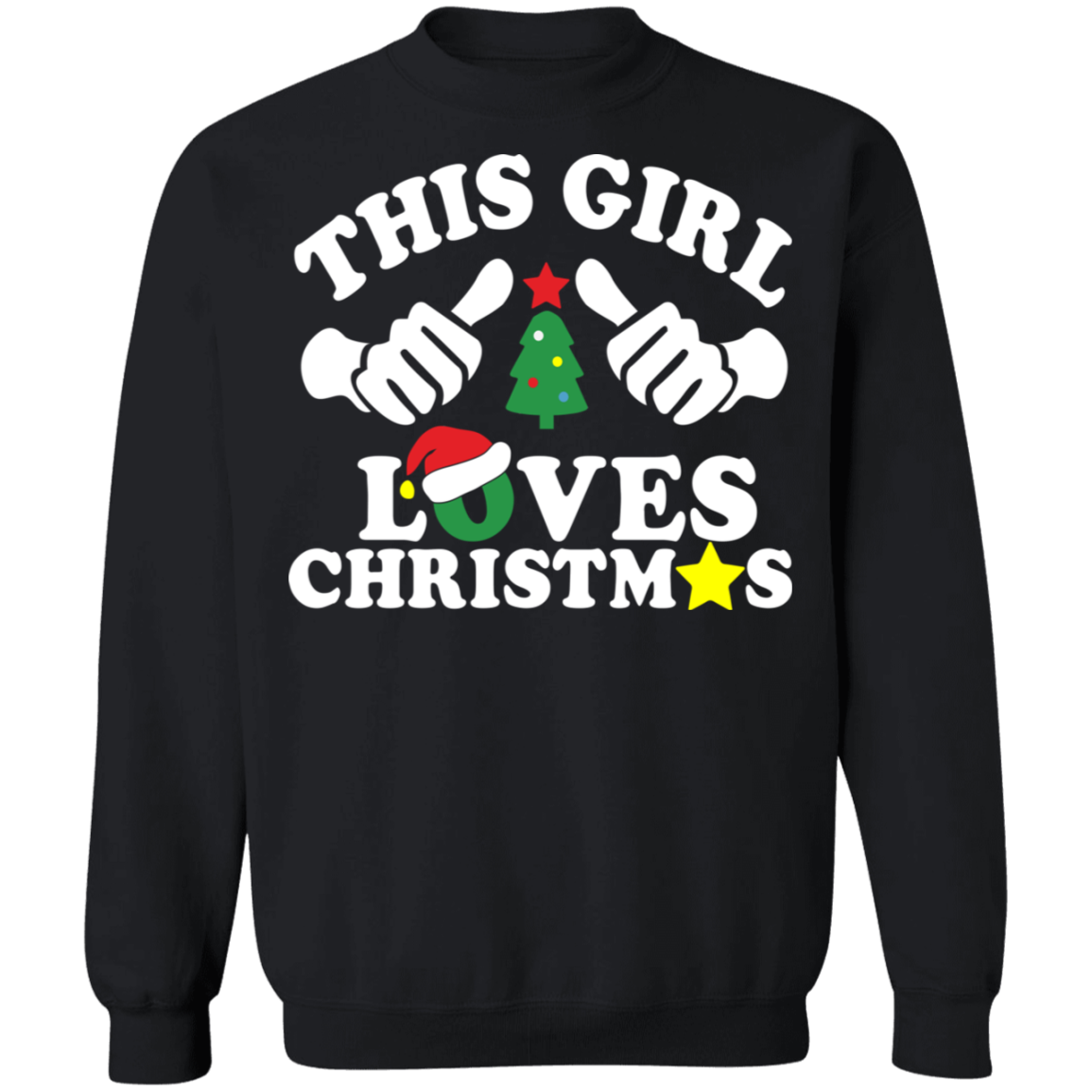 This Girl Loves Christmas Ugly Christmas Sweater