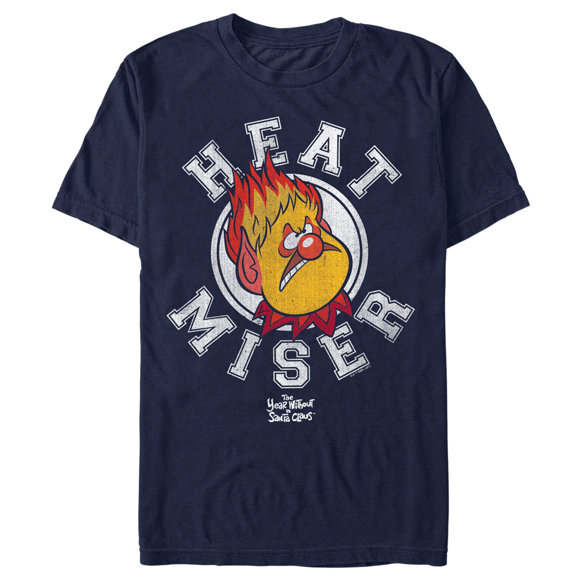 The Year Without A Santa Claus Men’S Heat Miser Stamp  T-Shirt