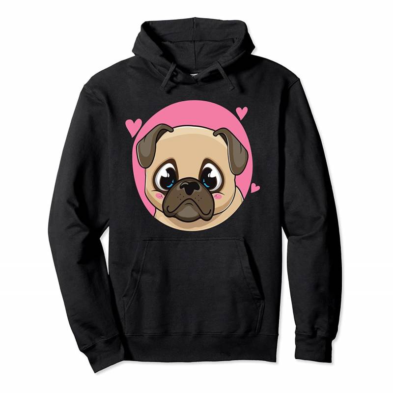 Cute Pug Gift Puppy Dog Lover Ladies Pugs Mom Girls Kids Pullover Hoodie, T-Shirt, Sweatshirt, Tank Top, Racerback, Dolman