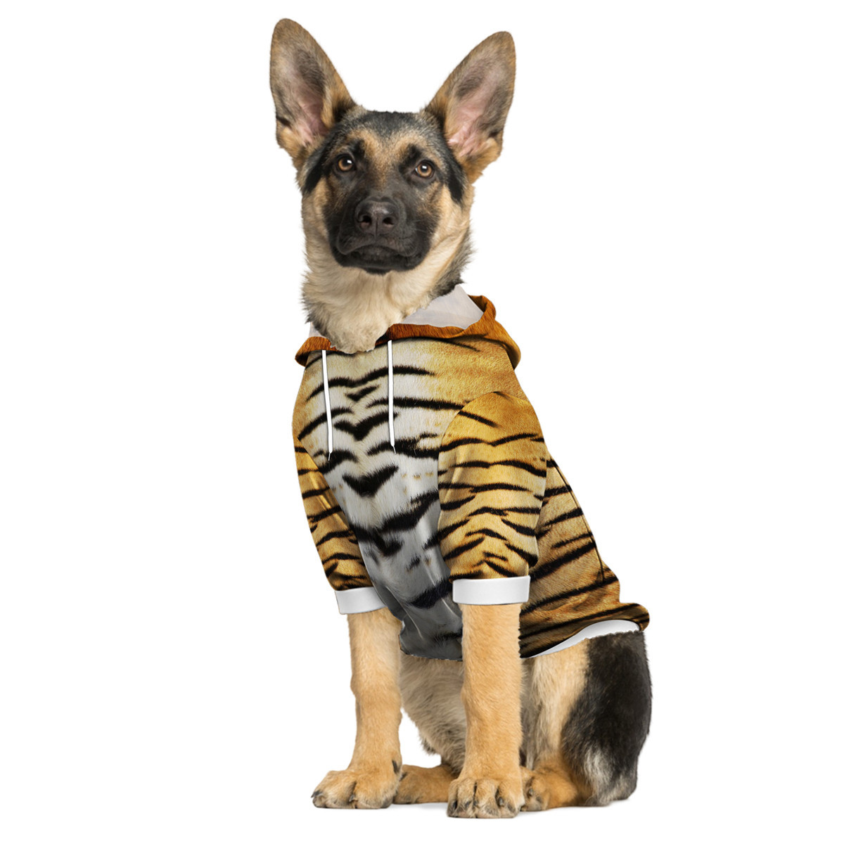 3D Tiger Pet Hoodie