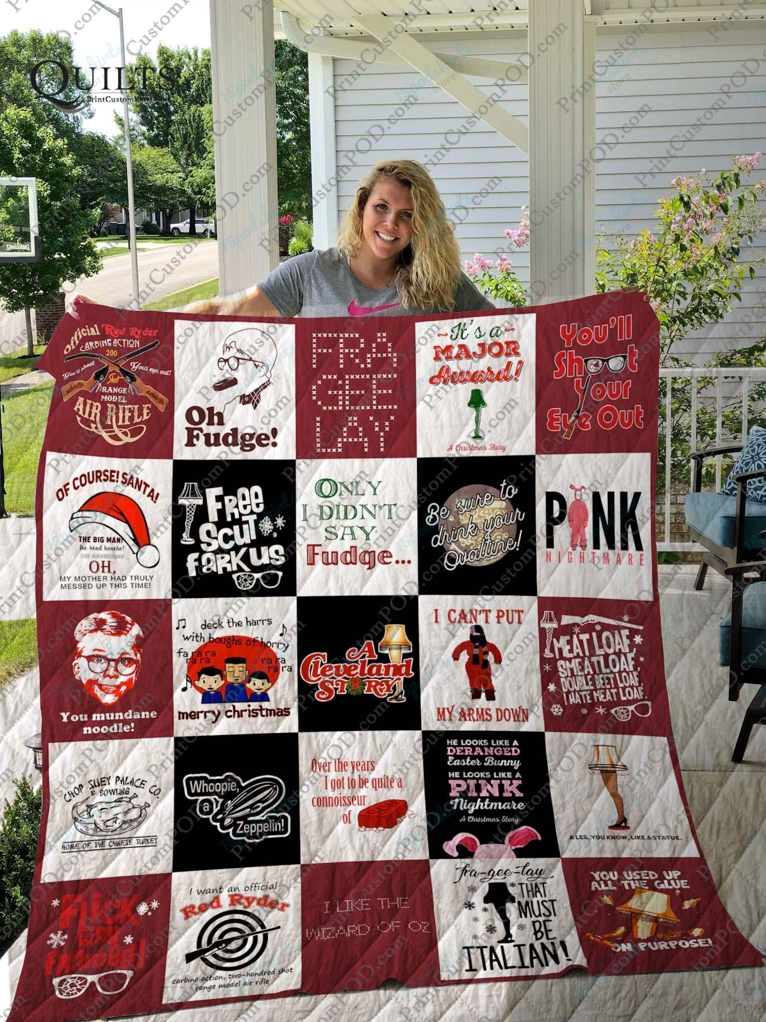 A Christmas Story T Shirt Quilt Ver25