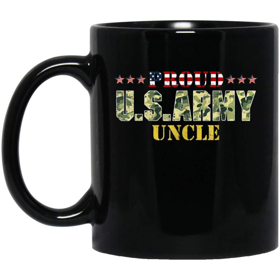 Vintage Proud Uncle USArmy T Shirt Veteran Shirts Veterans Day Christmas Gift Mug